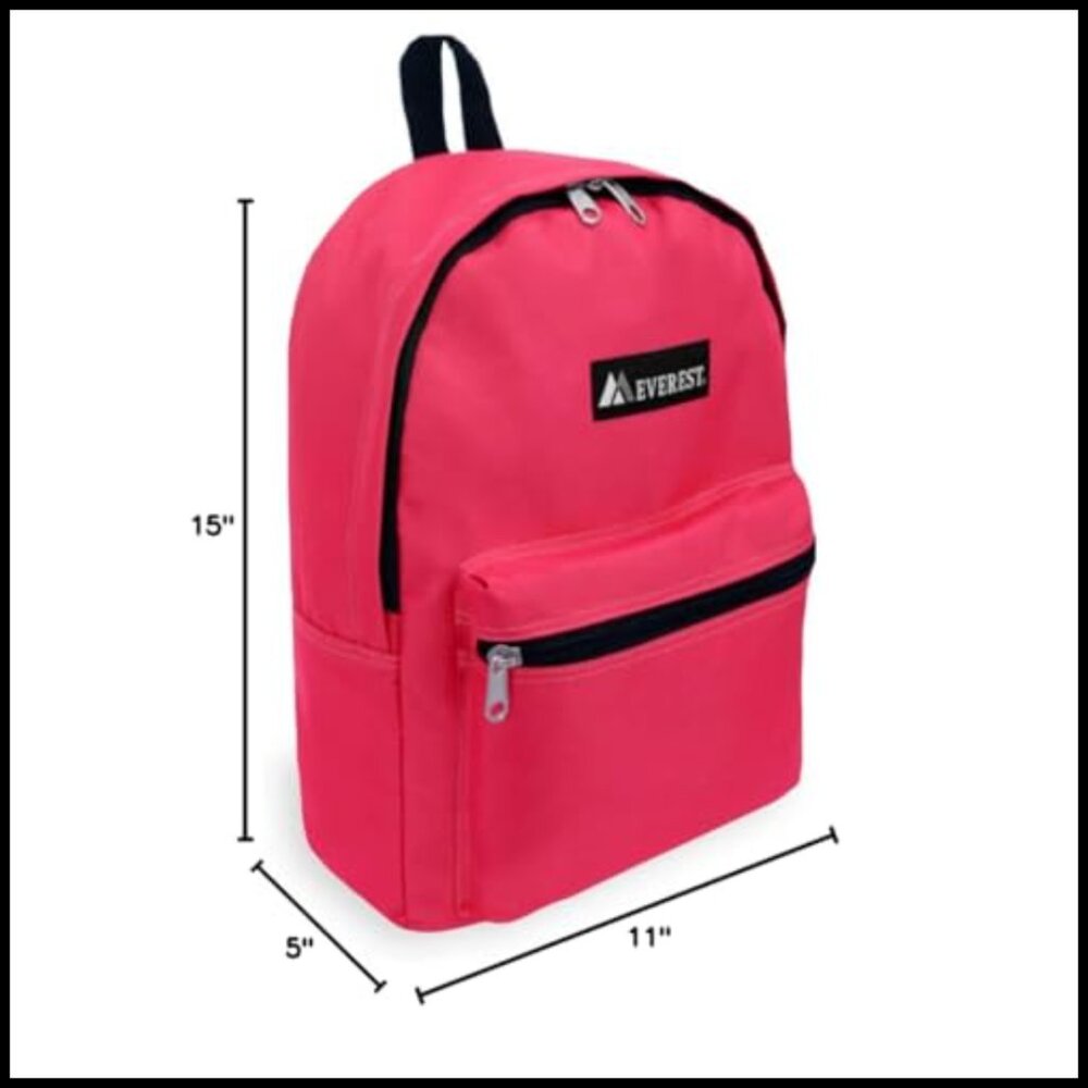 Basic Backpack Polyester Daypack One Size Modern … - image 2